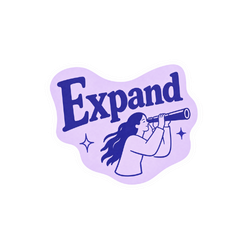 Expand sticker